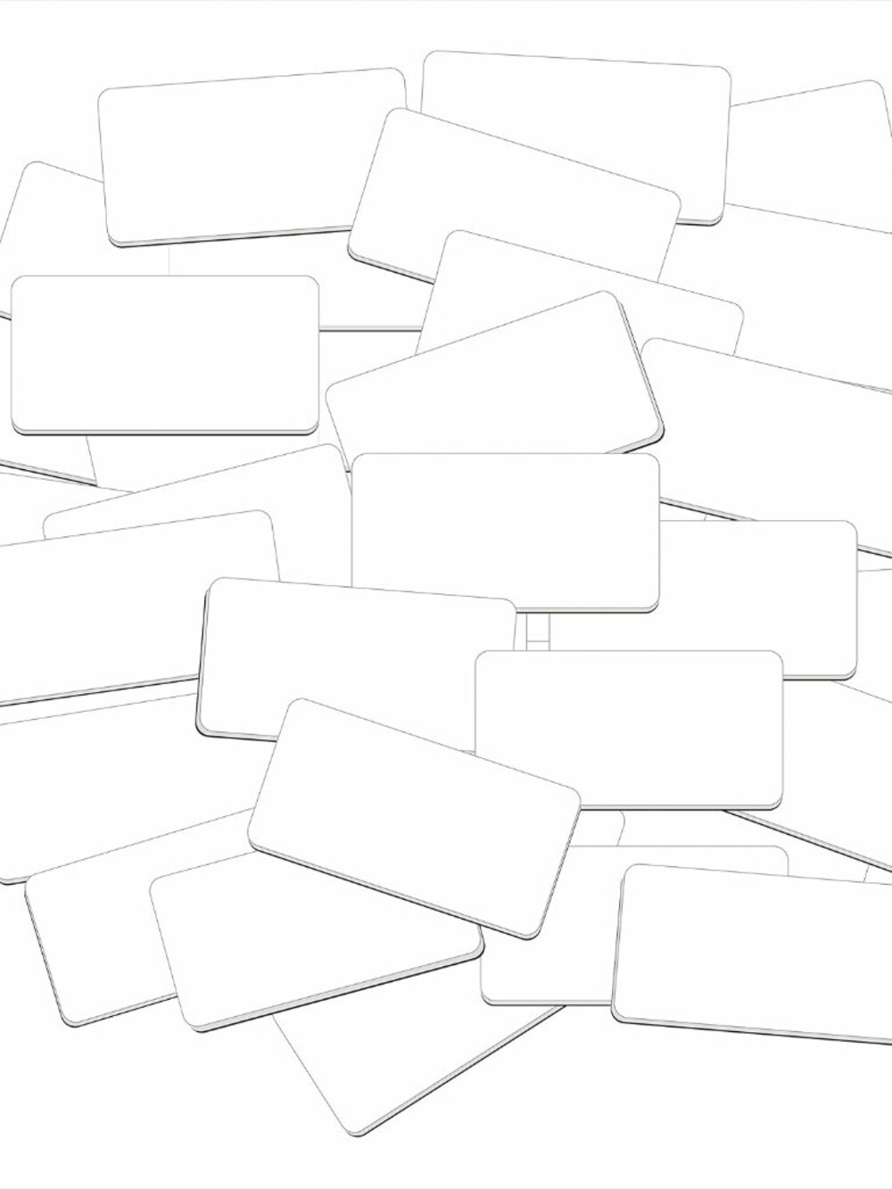 Magnetic Name Tag Label, 55 PCS Dry Erase Reusable Blank Name Stickers White Reu